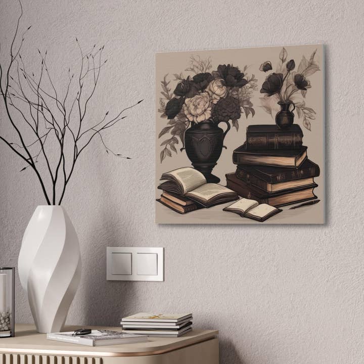 Lienzo Literario de Academia Oscura Impresión de Arte de Pared para venta al por mayor de LadyKCreations1