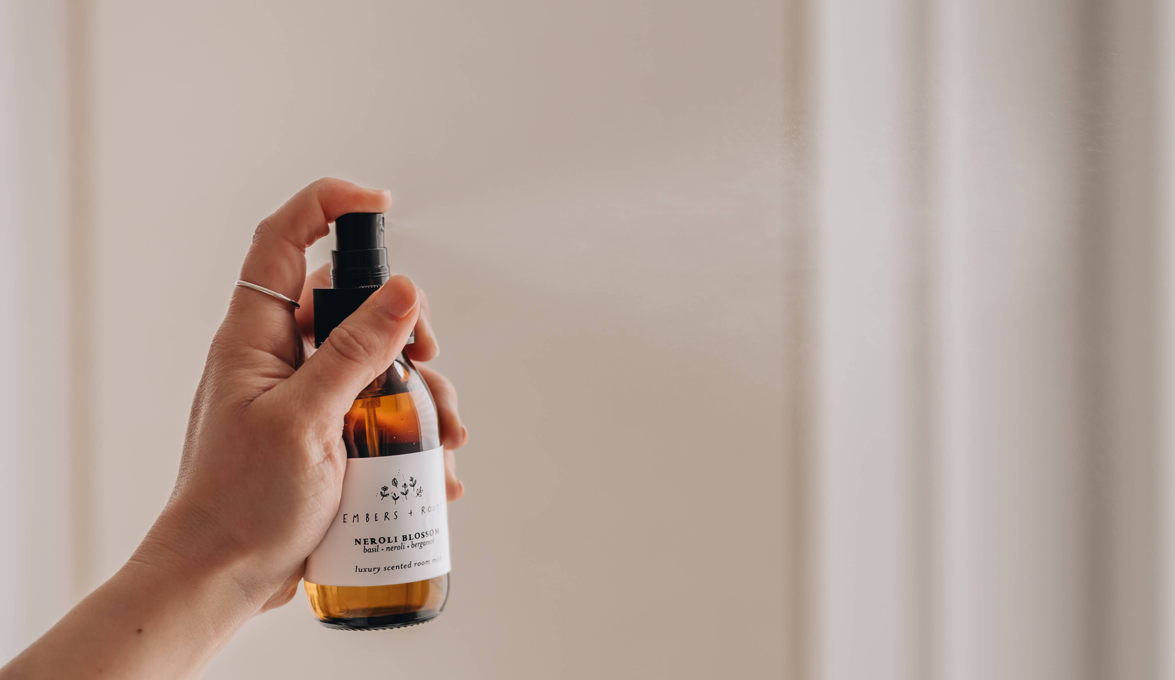 Embers & Roots - Wholesale Room & Linen Spray - Neroli Blossom Room Mist4