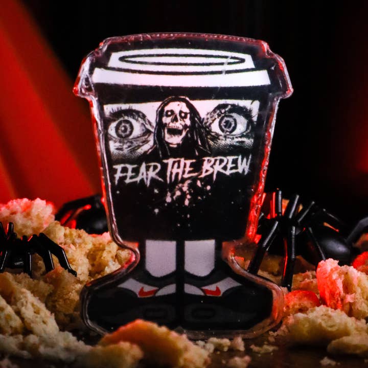 Patch en acrylique Fear The Brew pour la vente par Coffee Dude
