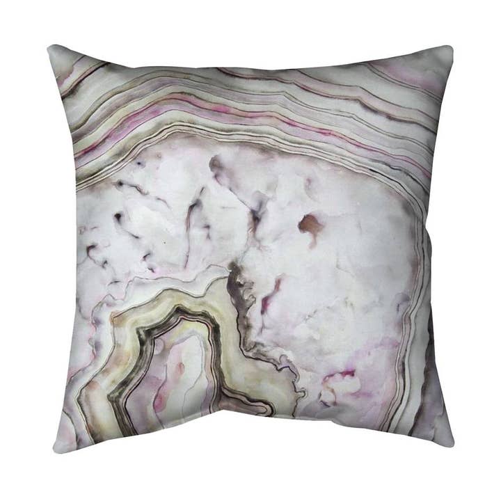 Almofada de Quarto com Padrão Abstrato de Ágata | Essencial de Decoração para Casa por atacado de BEGIN HOME DECOR