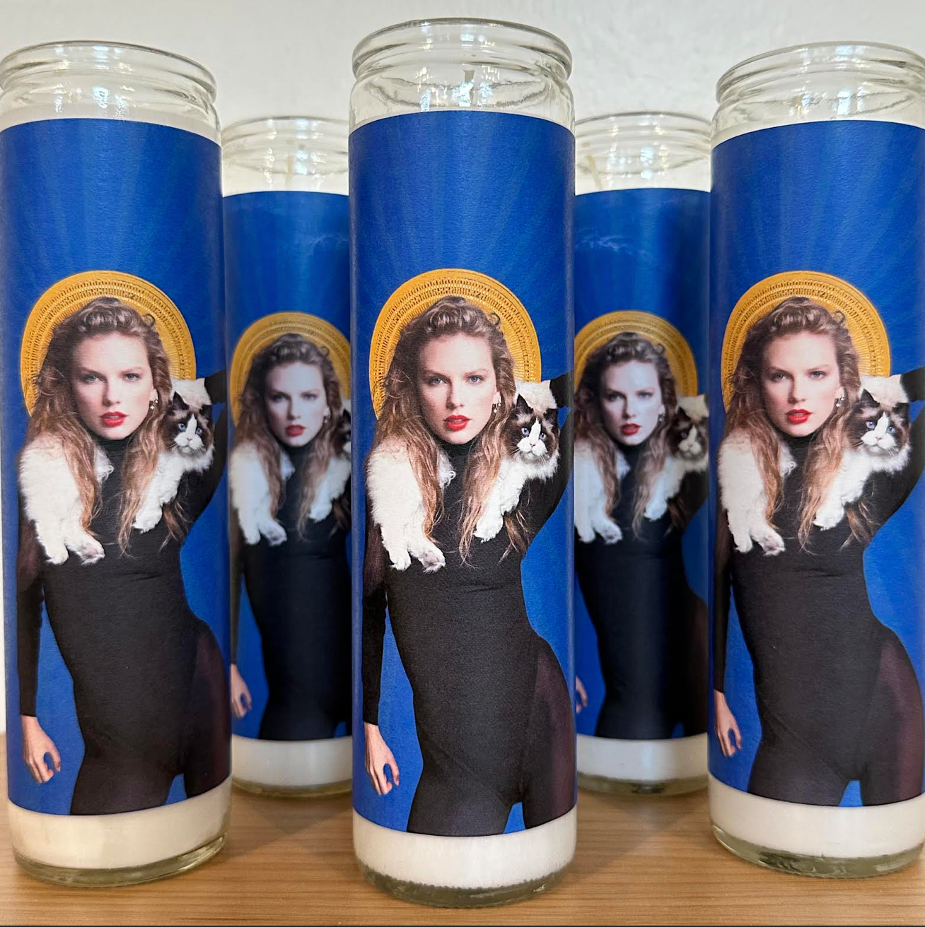 Flaming Feminist – Vela votiva por atacado – Velas de Oração Taylor Swift5