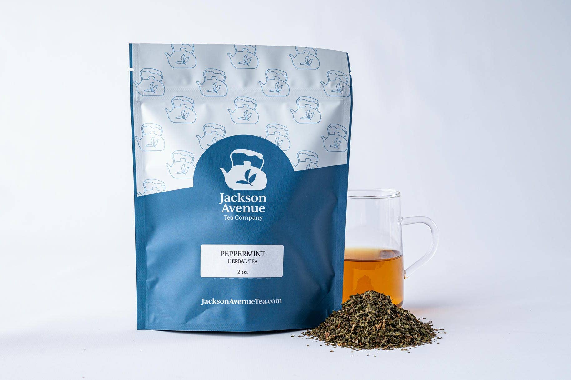 Jackson Avenue Tea Co - Wholesale Loose Tea - Peppermint Herbal Loose Leaf Tea2