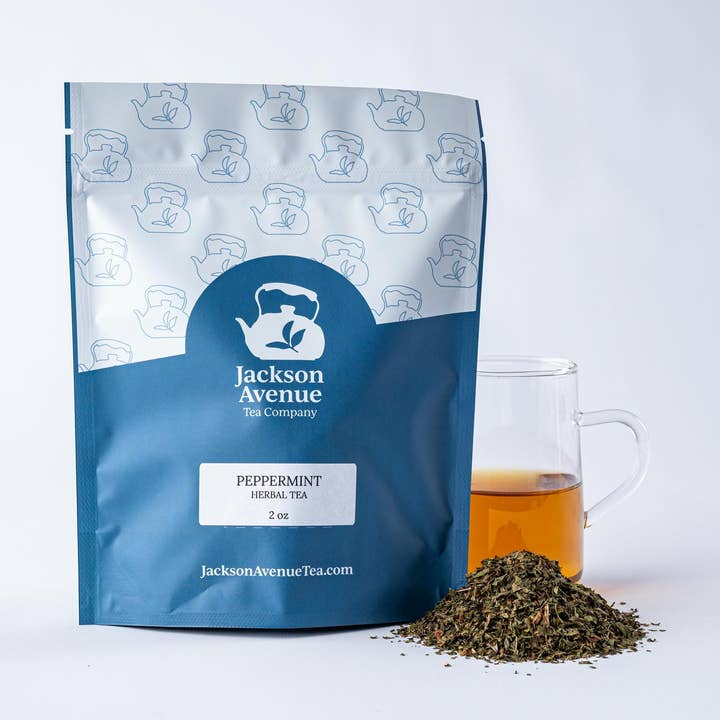 Jackson Avenue Tea Co - Wholesale Loose Tea - Peppermint Herbal Loose Leaf Tea2