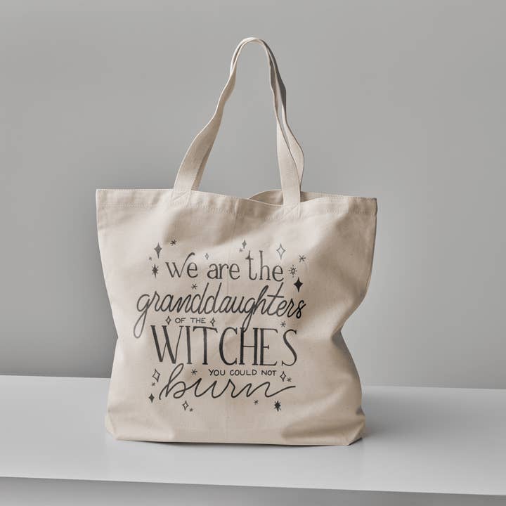 Granddaughter of Witches Tote Bag for wholesale by Denali Paper Co.
