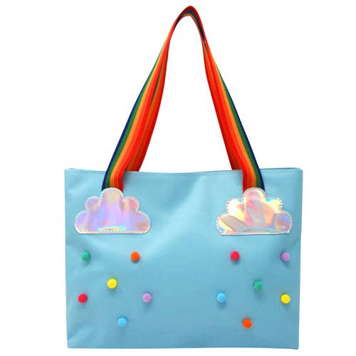 Rainbow Magic Tote Bag-Hot Pink | Pack of 2 for wholesale by Pink Poppy USA