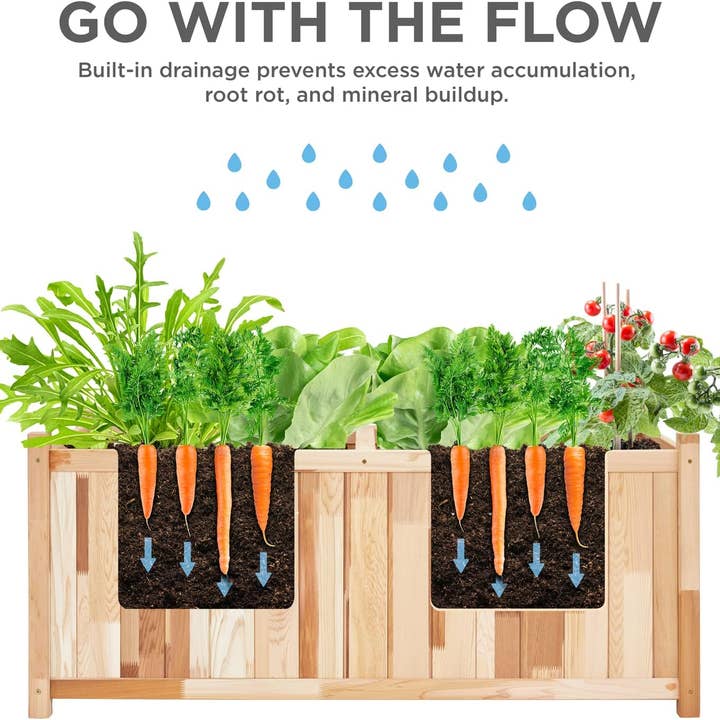 Jumbl - Wholesale Planter box - Jumbl Herb Garden Bed, 20 x 48 x 20"2