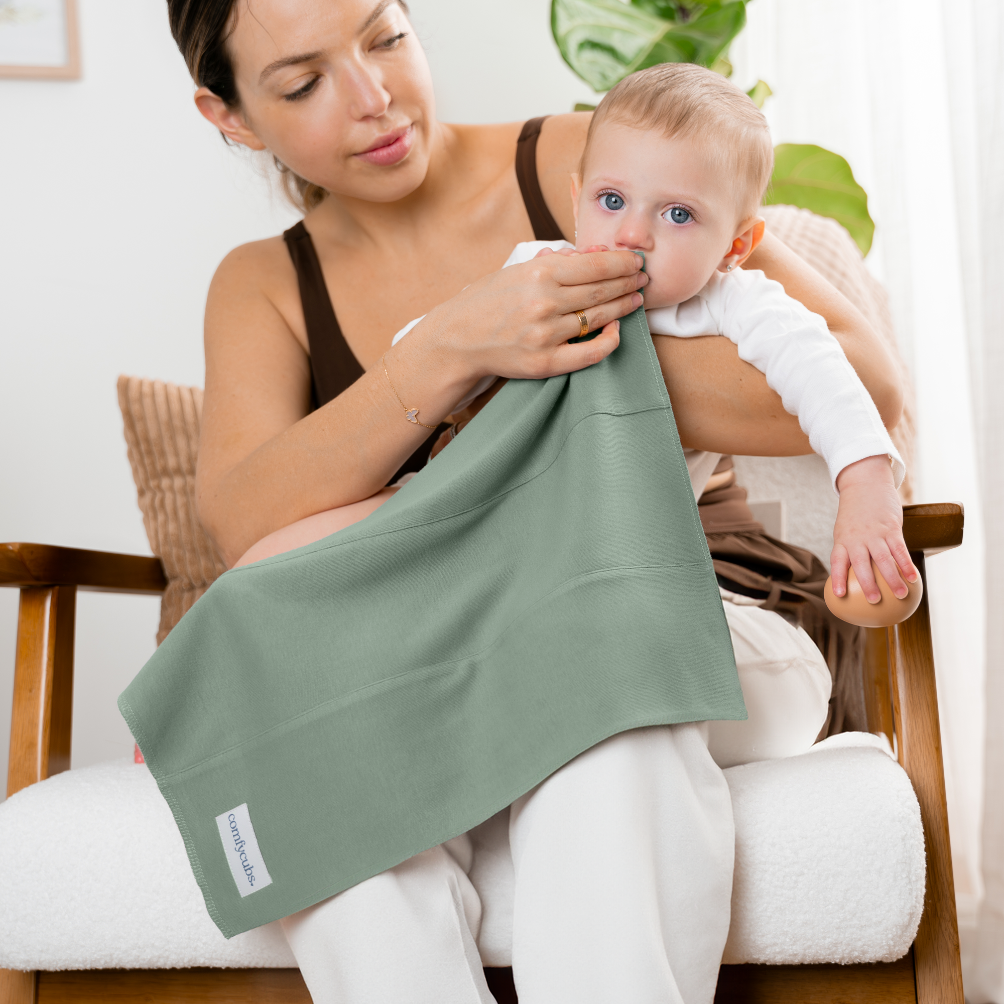 Comfy Cubs - Wholesale Burp Cloth - Baby - Baby Burp Cloths Set, Large 6-Layer, 100% Cotton Comfy Cubs59