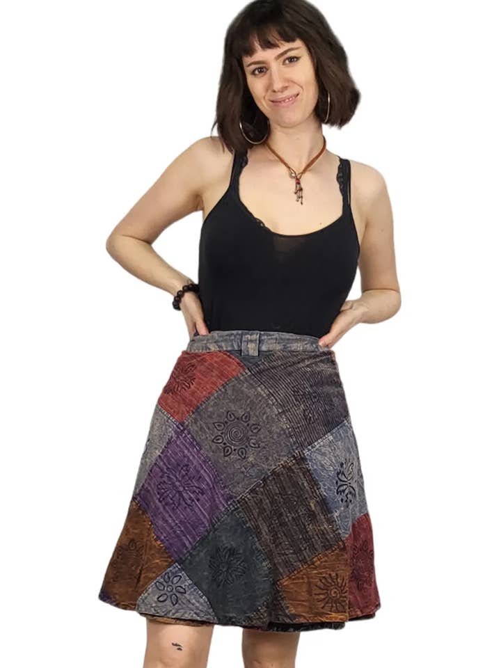 Patchouli Wrap Skirt for wholesale by Ark Imports
