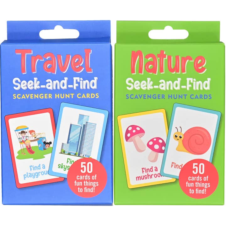 Peter Pauper Press - Wholesale Card Game - Seek-and-Find Scavenger Hunt Card Pack