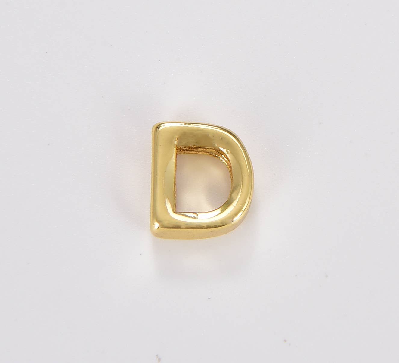 Beads Creation - Wholesale Individuele bedel/hanger - 18K verguld alfabet letter initiale monogram hanger4