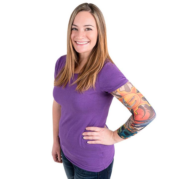 La Luna Bella - Toys - Wholesale Temporary Tattoo - 16" VINTAGE PRINT TATTOOS SLEEVE LLB kids toys1