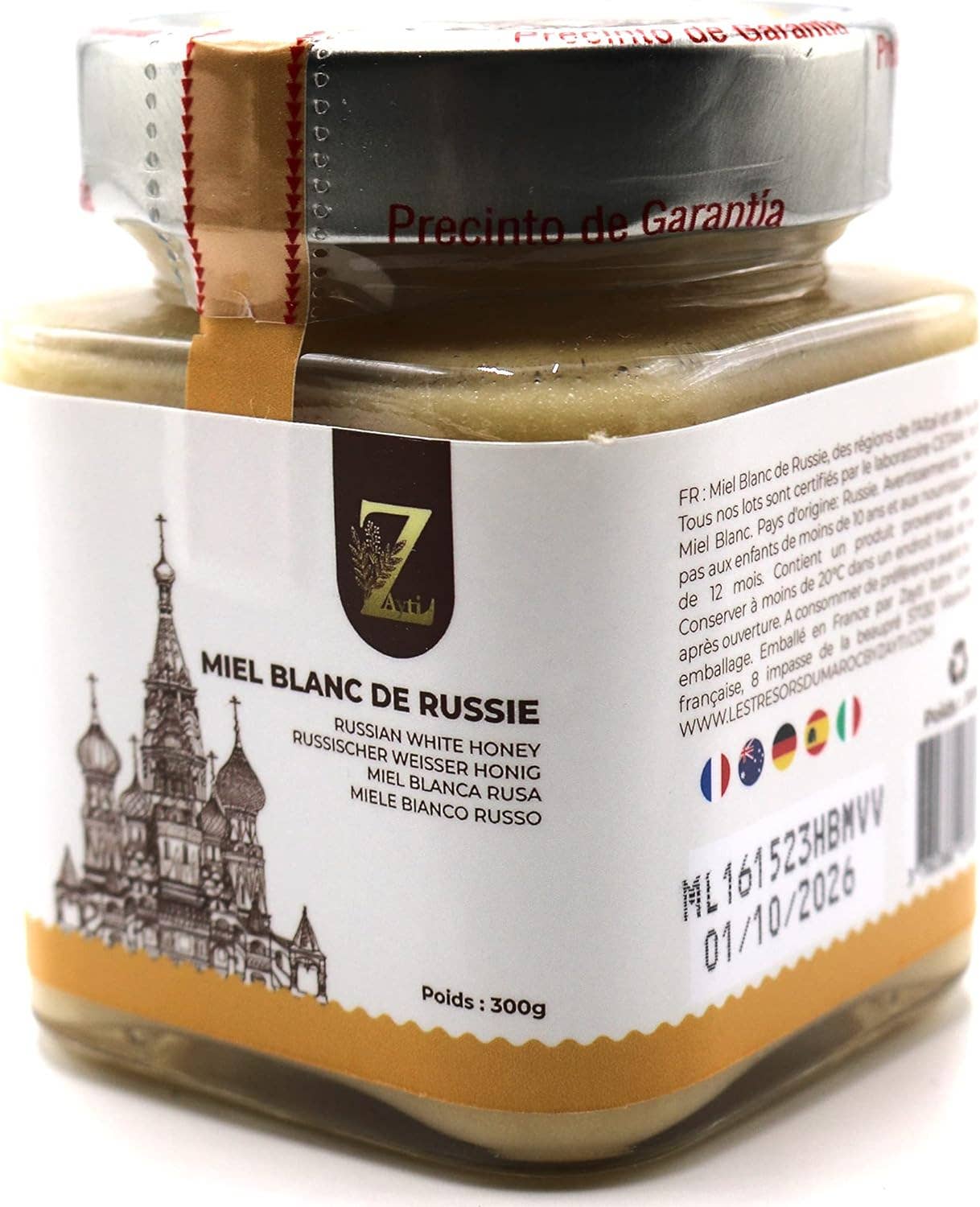 Zayti L.T.D.M – Mel por atacado – Mel Branco da Rússia: Sabor Excepcional 300 g8