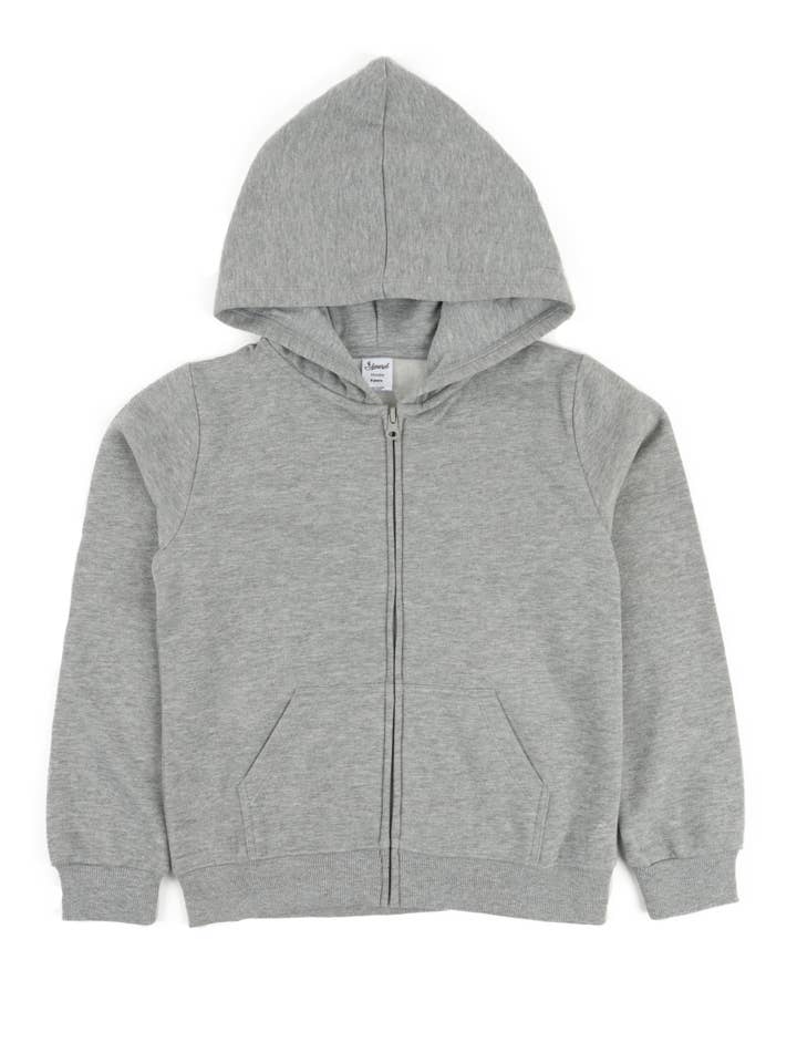 Leveret Pajamas - Wholesale Hoodie - Kids - Kids Zipper Sweat Hoodie Neutrals4