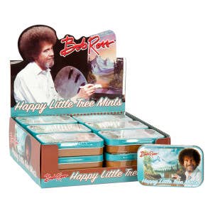 L&F Universal Goods - Wholesale Mints - Bob Ross Happy Little Tree Mints 18/1.5OZ0