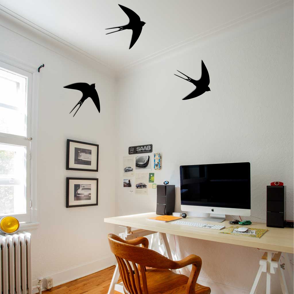A Blackbird Sang – wholesale Wall Accent – Bird - Swallow9