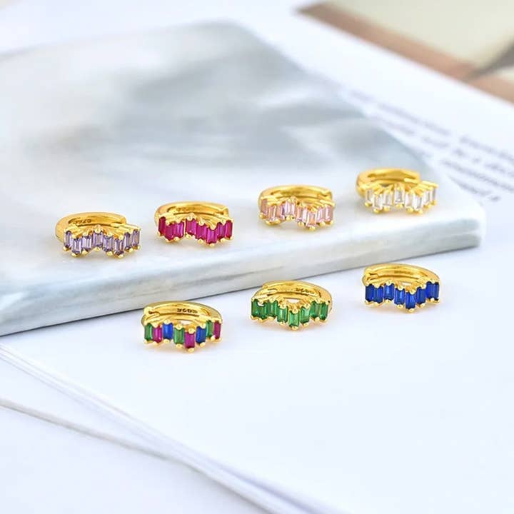 Folie à Trois - Wholesale Hoop Earrings - Celena EARRINGS2