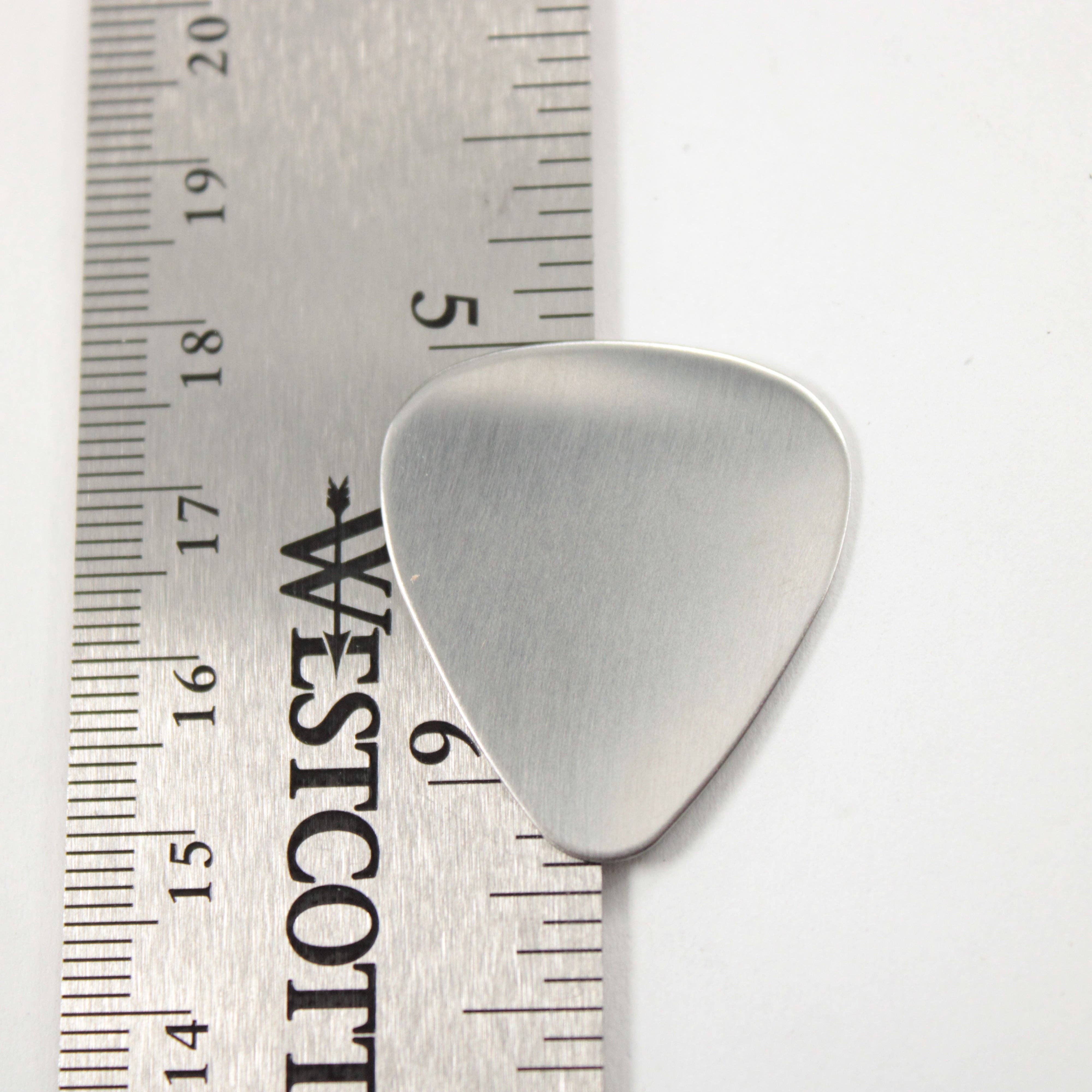 Completely Hammered - Wholesale Music Accessory - 3 Little Birds Hand stamped Guitar Pick, Keychain or Wrap Bracelet4