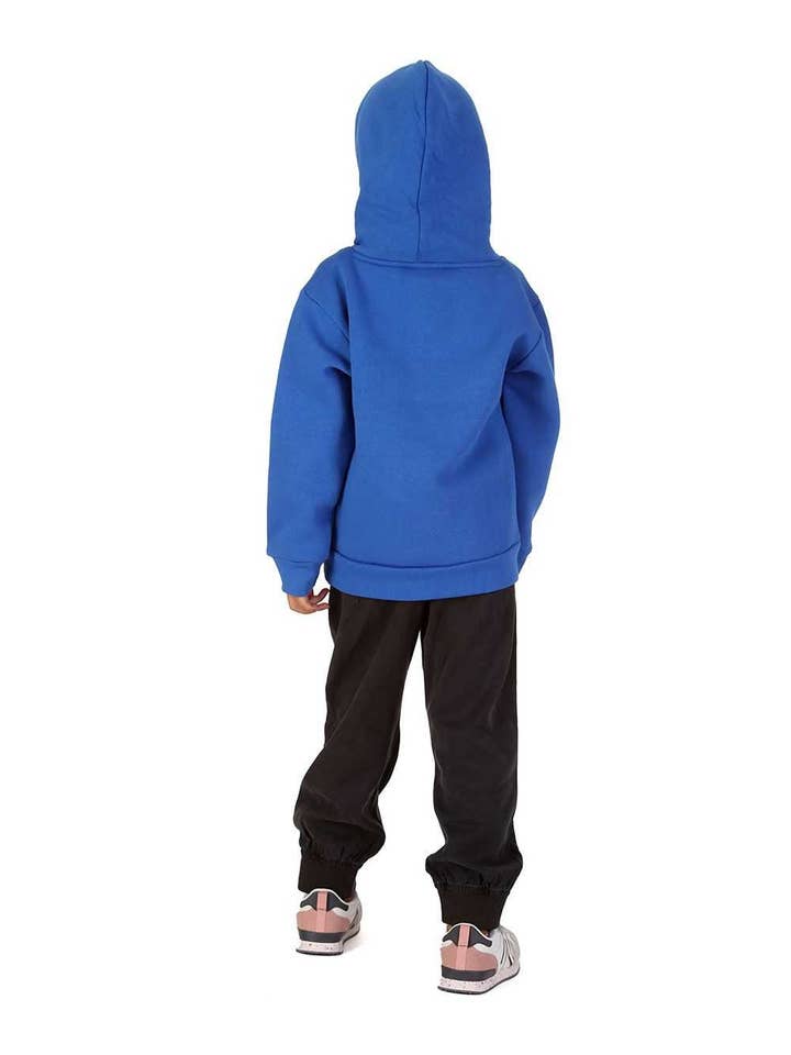 Trendy Toggs Kids Plain Overhead Royal Blue Hoodie for wholesale on Faire4