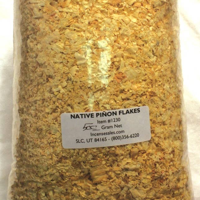 Turquoise Cloud - Loose Leaf, Native Pinon Flakes (Shavings) for wholesale by The Incense Sampler Works