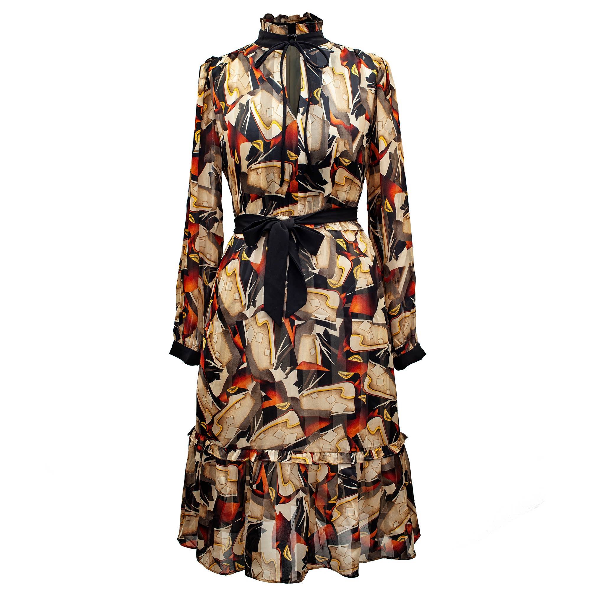 Smart and Joy – wholesale Dress – Women's – Graphic print tunic dress6