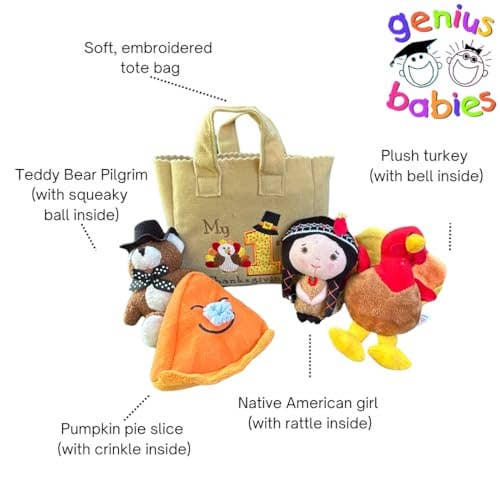 Genius Babies - Vente Peluche – enfant et bébé - Jouets pour bébés Genius | L'original pour le premier Thanksgiving de mon bébé1