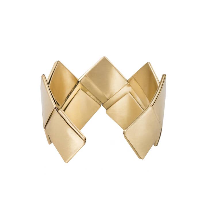 SAACHI - Wholesale Cuff Bracelet - Hera Geometric Cuff Bracelet3