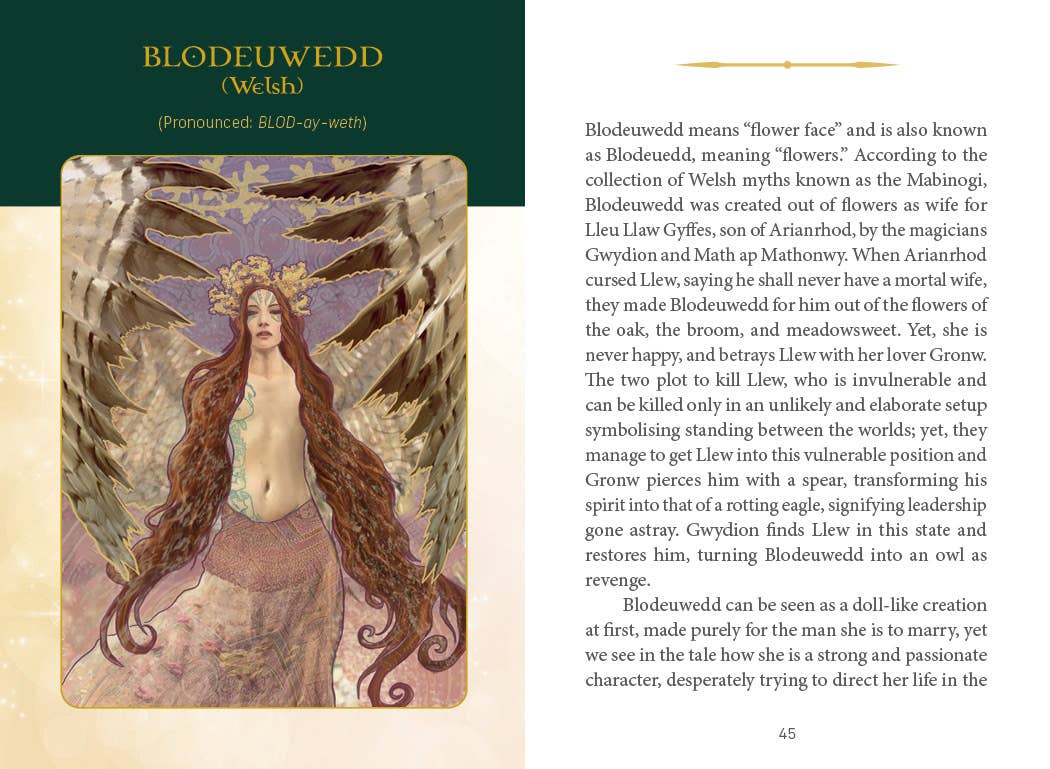 REDFeather - Vente Corps, esprit et âme - Oracle des déesses, sorcières et reines celtiques5