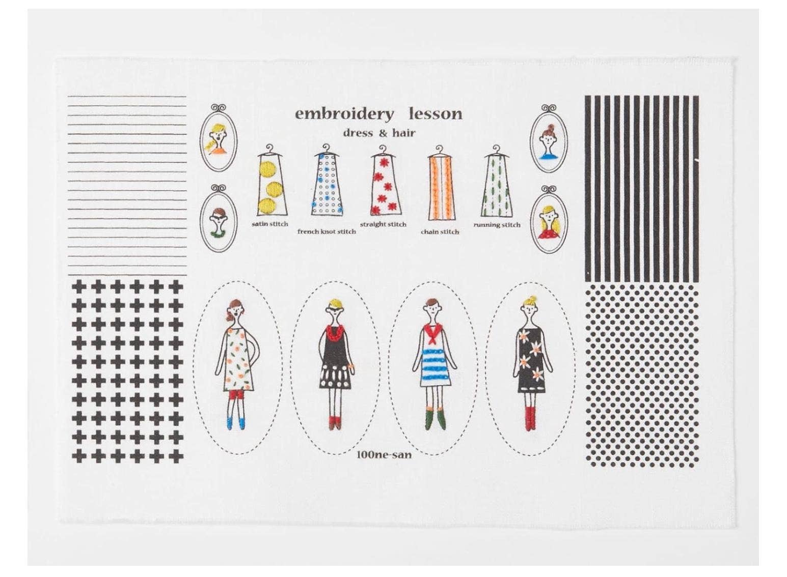 「FUNJI」In Japan - Wholesale Embroidery/Cross Stitch Supplies - Japanese Embroidery Kit: 100 Ladies DIY for Beginners3