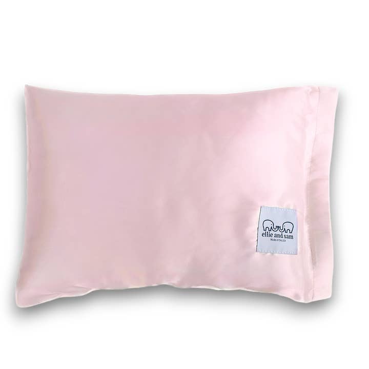 Satin Travel Pillow - Pink for wholesale by ellie and sam