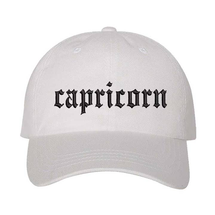 Capricorn Embroidered Baseball Hat for wholesale by DSY Lifestyle