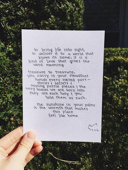 De trésor en trésor//Poème pour la vente par NOTESONTHEWAY