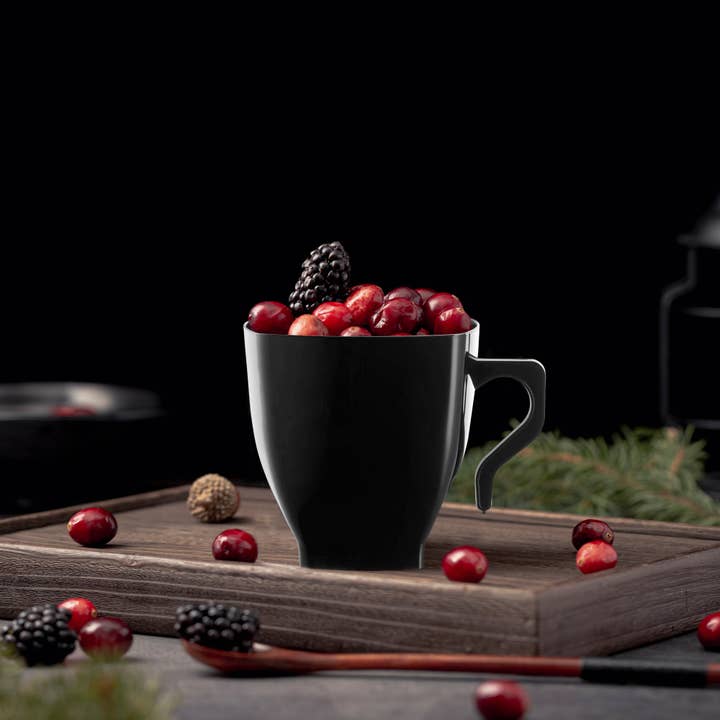 Smarty had a Party - Wholesale Coffee Mug - 8 oz. Black Square Plastic Coffee Mugs - 192 pcs7