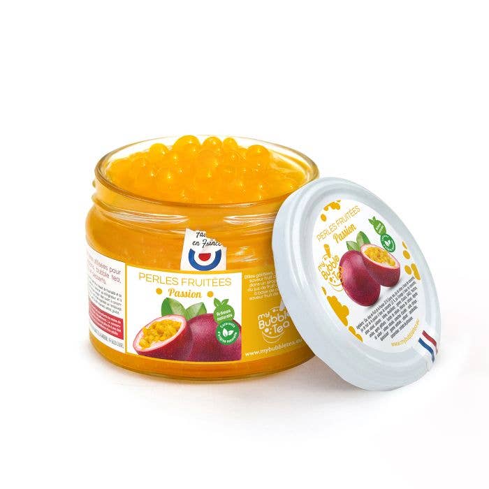 My Bubble Tea - Wholesale Iced Tea - Passion Fruit Pearls - Made in France1