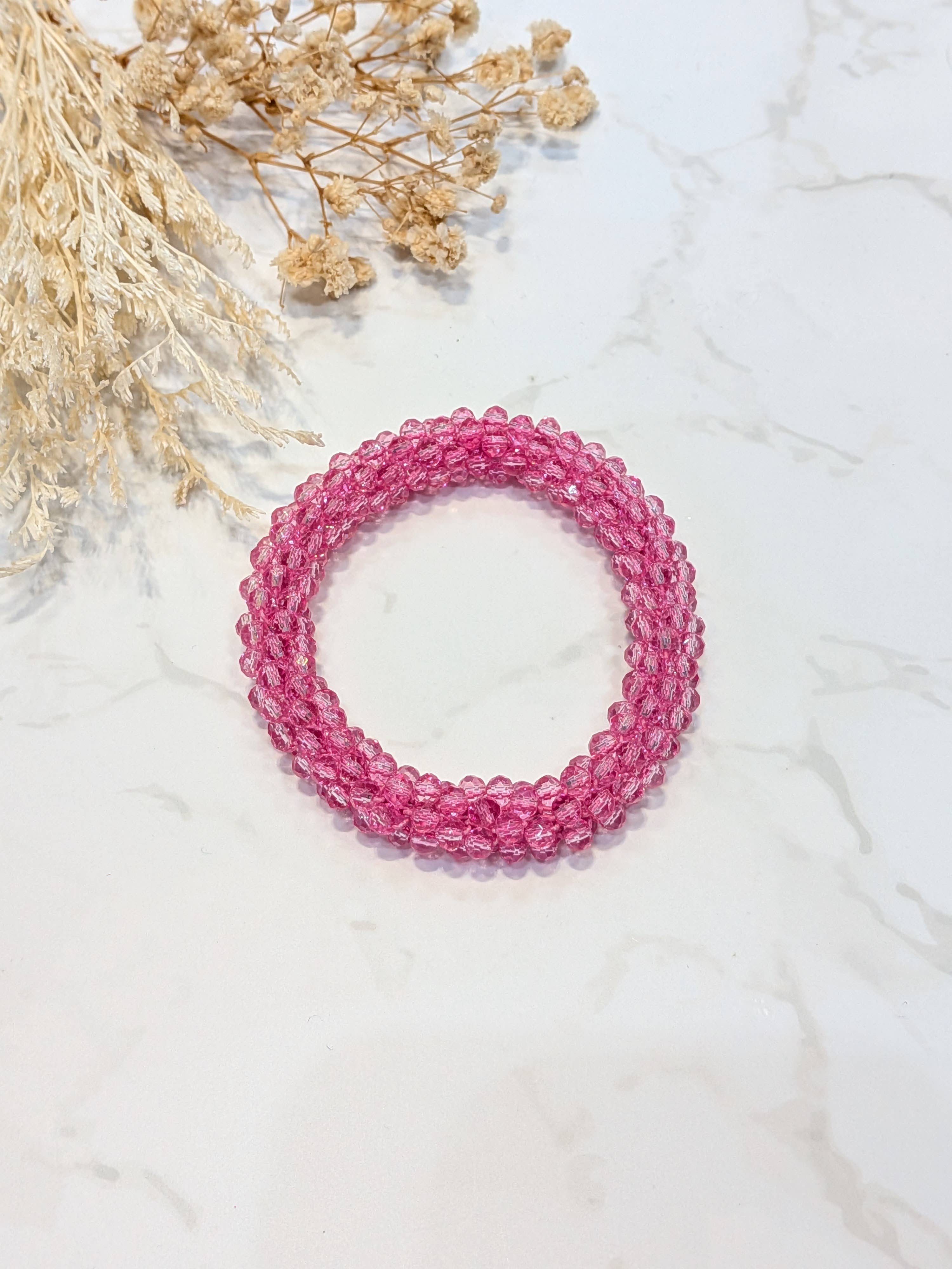 LOLO & YAYA - Wholesale Link & Chain Bracelet - Red-tone crystal effect bracelet21