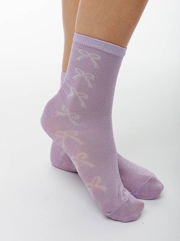 CALCETINES BRILLANTES DE LAZO DESTELLANTE para venta al por mayor de limlim