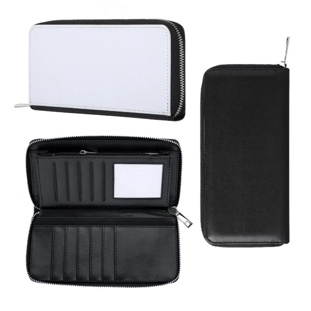 Sublimation Kings of Florida - Wholesale Wallet - Women's - Sublimation Women's Wallet | Zipper One sided | Faux Leather1