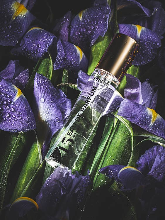 Eau de Parfum № 15 0,34 fl oz Iris, Fico, Sandalo per la vendita all'ingrosso da parte di Press Gurwitz Perfumerie