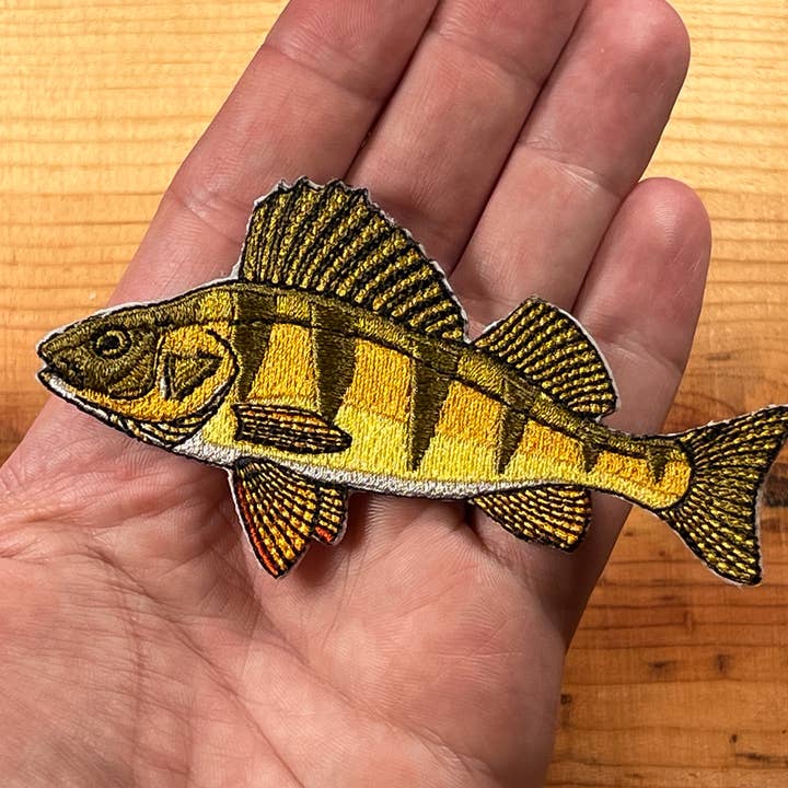 Antler & Fin - Wholesale Patch - Perch Iron-On Patch | Quality Fish Patches1