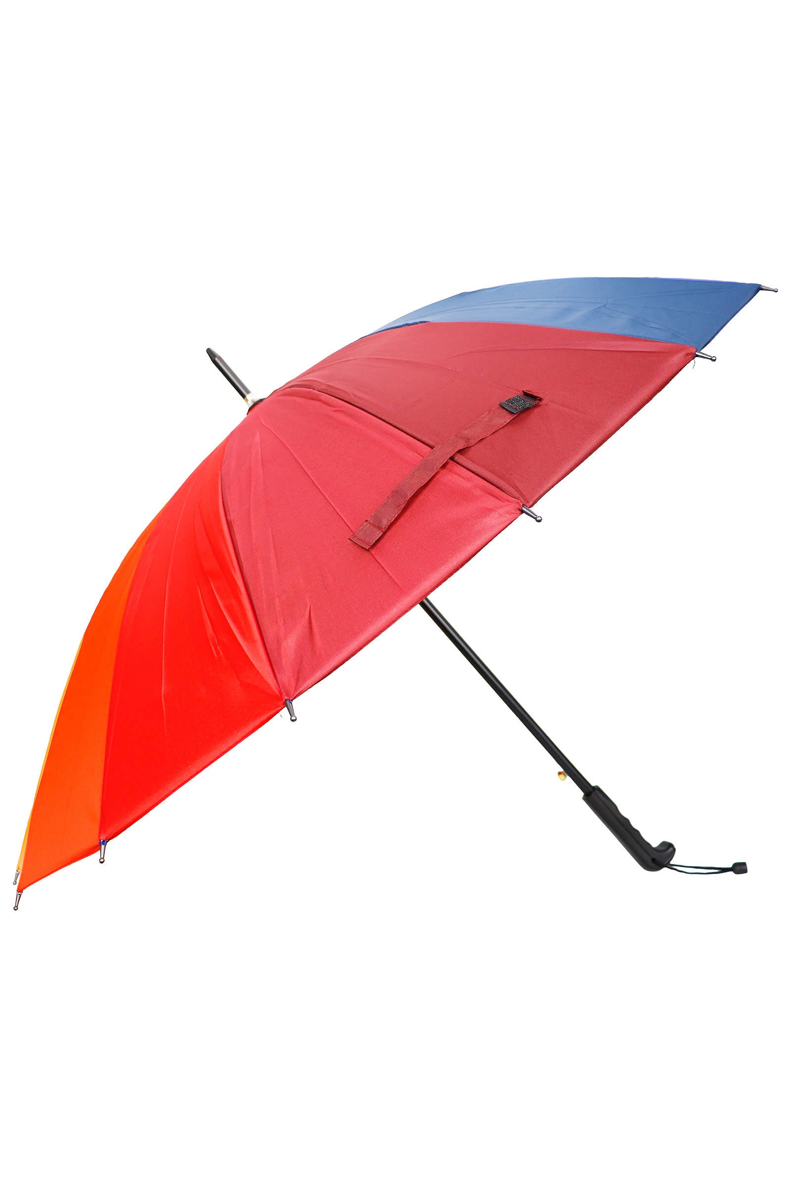 AS SHOWN Rainbow 16 Panel Auto Open-fold Umbrella for wholesale on Faire2