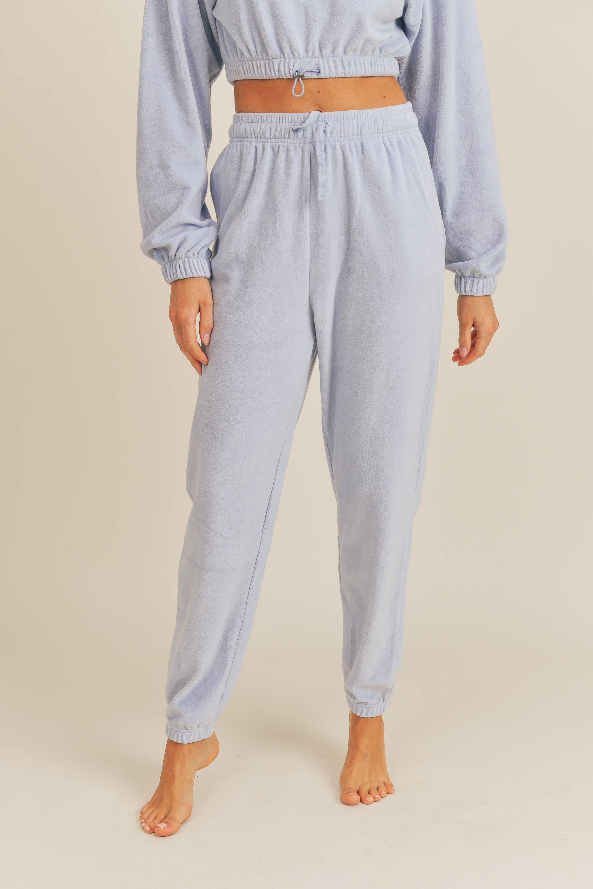 ANWND - Wholesale Lounge Set - Women's - 1390SET-VELOUR LONGSLEEVE SWEATS SET2