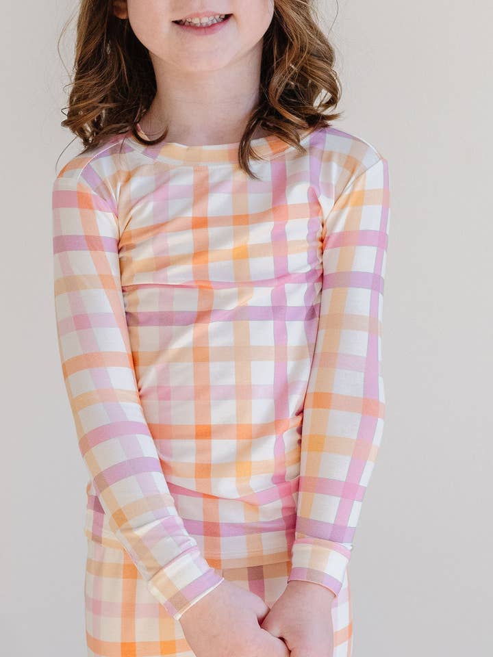 Plain Jane - Wholesale Sleepwear Set - Kids - PJ Set in Hopscotch0