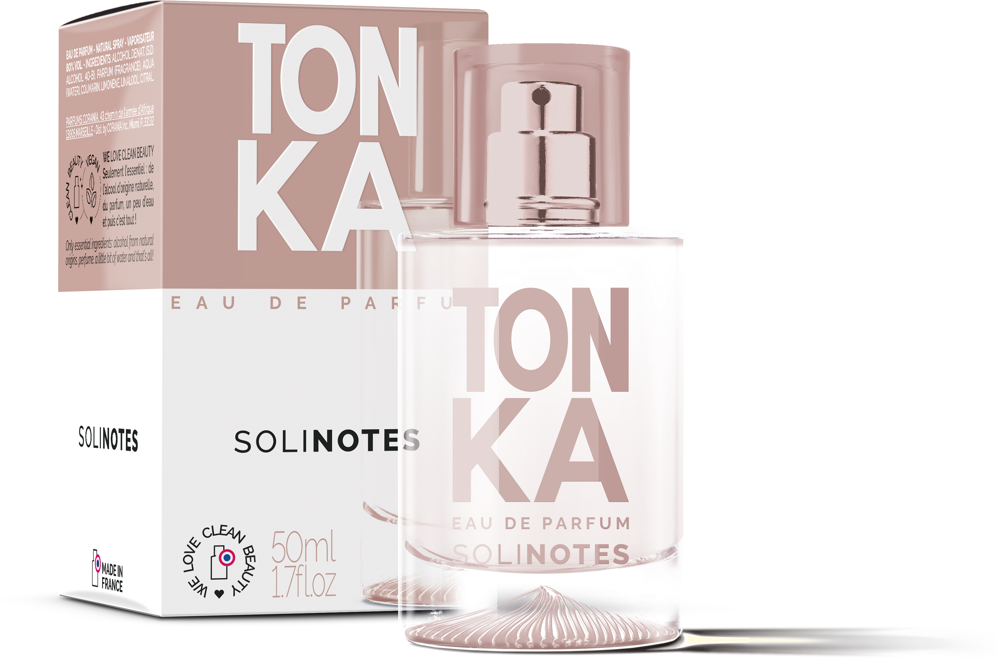 Solinotes (US Stores) - Distributed by Scents of Europe - Wholesale Perfume/Eau de Toilette - Tonka Perfume 1.7 oz - CLEAN BEAUTY13