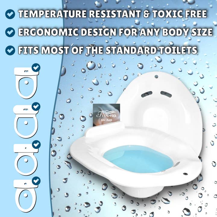 FIVONA - Wholesale Bath & Body Set - Sitz Bath Yoni Steam Seats - Set of 10 or 20 Toilet Seats