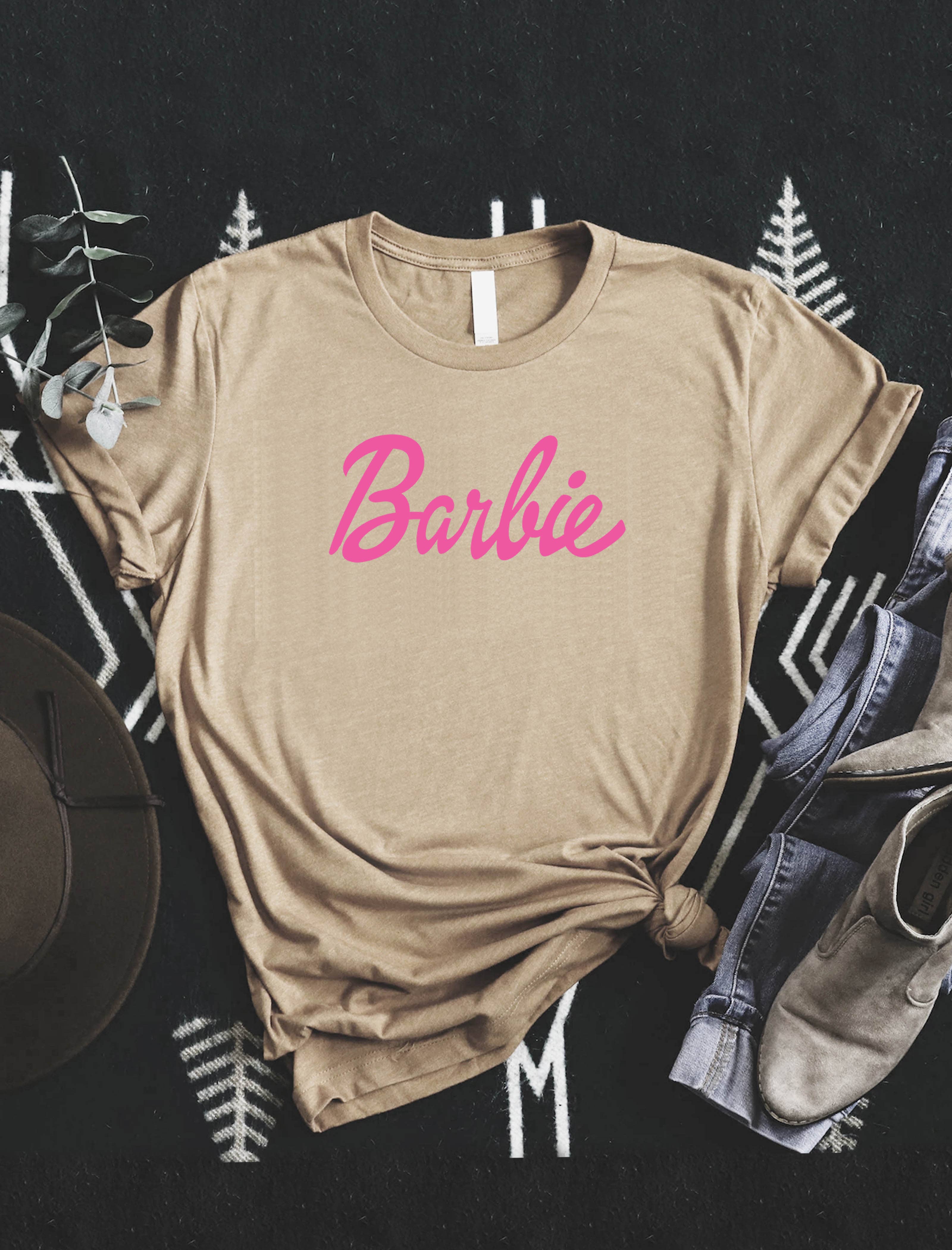 PINK NABI – wholesale T-shirts med screentryck – Dam – Barbie Screentryckt T-shirt i bomull för kvinnor4