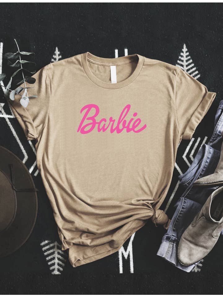 PINK NABI - Wholesale Screen Printed T-Shirt - Women's - Barbie Screen Printed Women's Cotton T-Shirt5