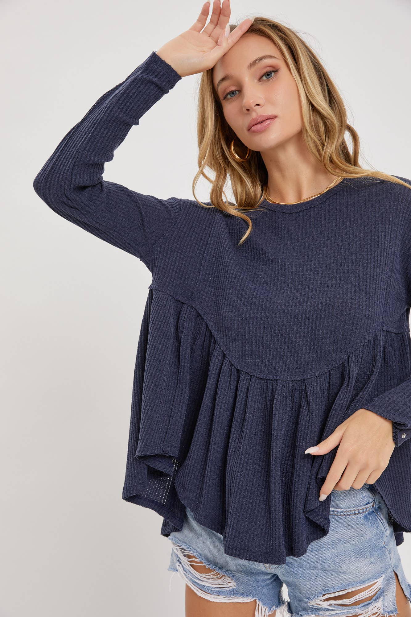 Sweet Lovely by Jen - Wholesale Tunic - Women's - SW1540 BABYDOLL TOP4