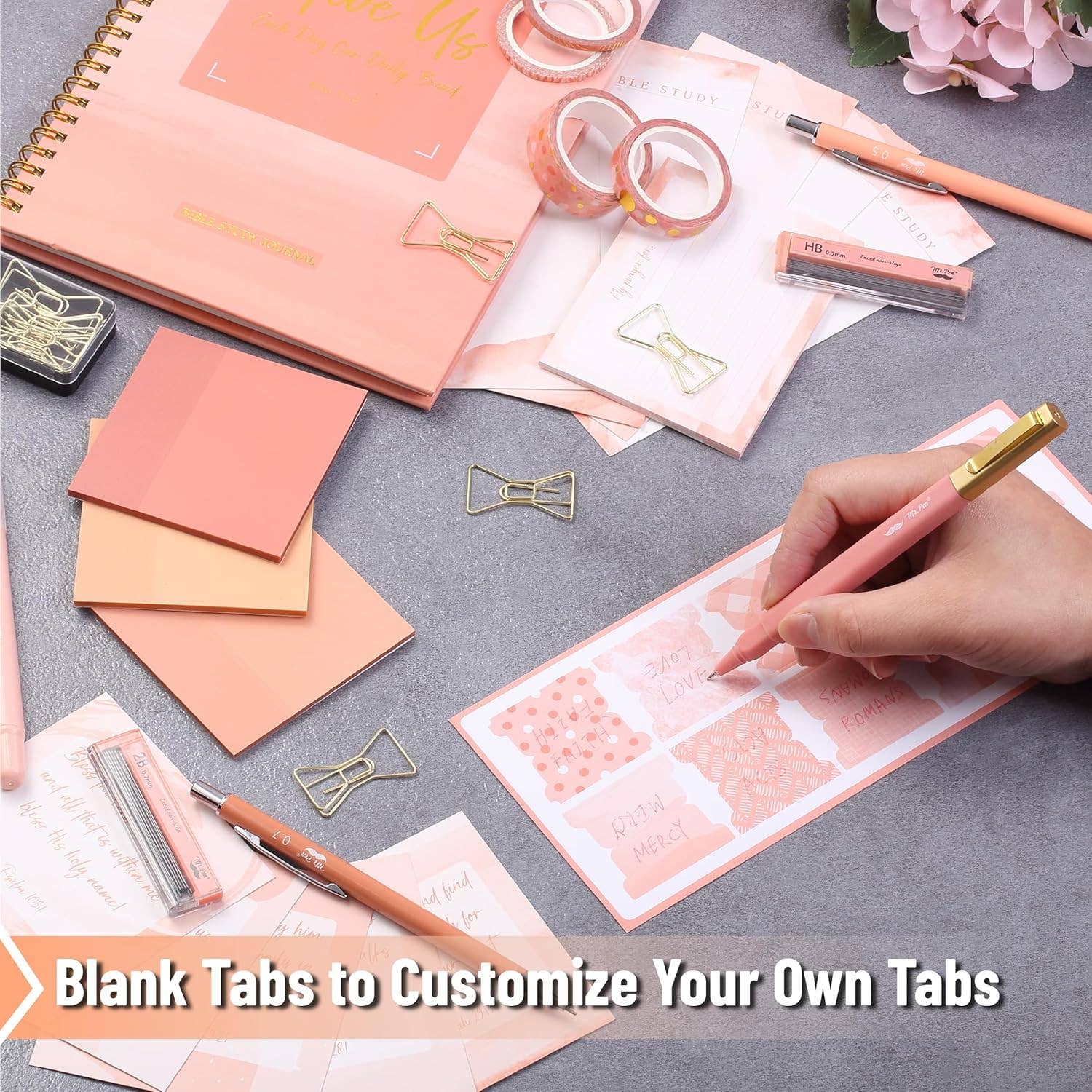 Mr. Pen - Wholesale Dagboek/agenda - Sunset Blush Mr. Pen Bijbel Journaling Kit voor Vrouwen5