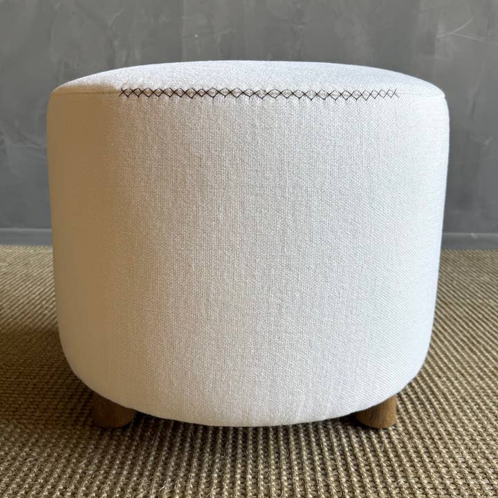 Bailey Ottoman 20 – Hemp Oyster for wholesale by bloom home inc