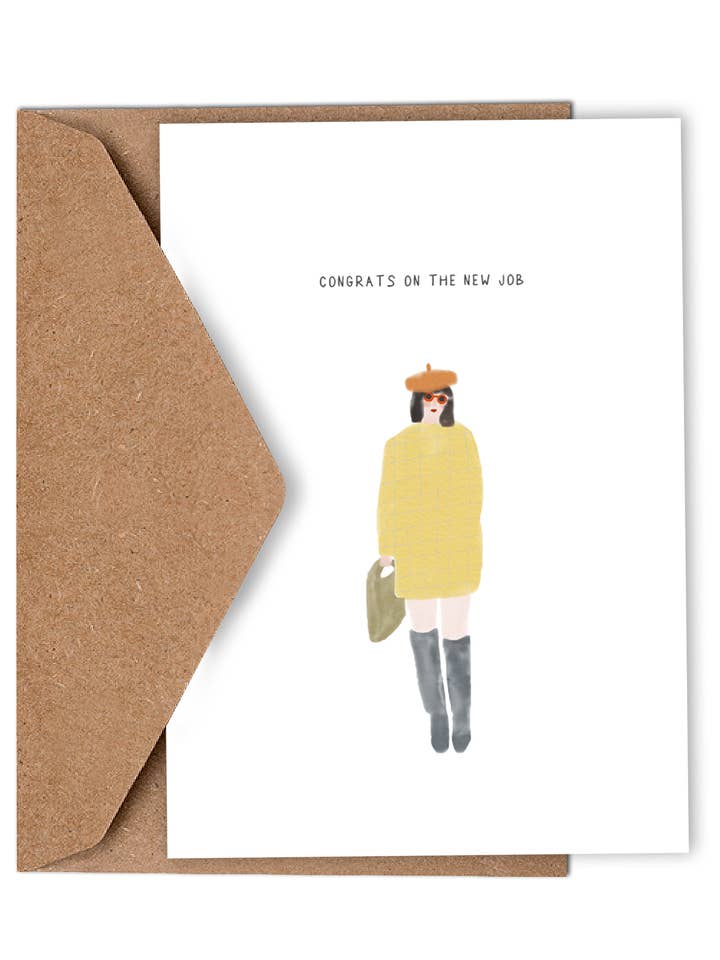 GEFELICITEERD MET JE NIEUWE BAAN. Atelier KATHAN voor wholesale door Studio KATHAN