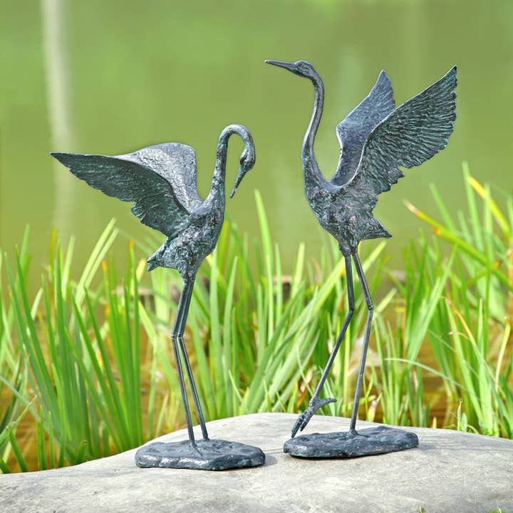Exalted Crane Pair (27"H & 28. for wholesale by SPI Home